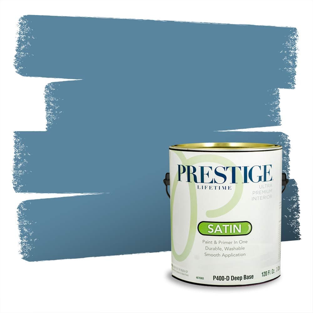 PRESTIGE Paints Interior Paint and Primer In One, 1-Gallon, Semi-Gloss, Comparable Match of Valspar* Dewdrop* — view 1660