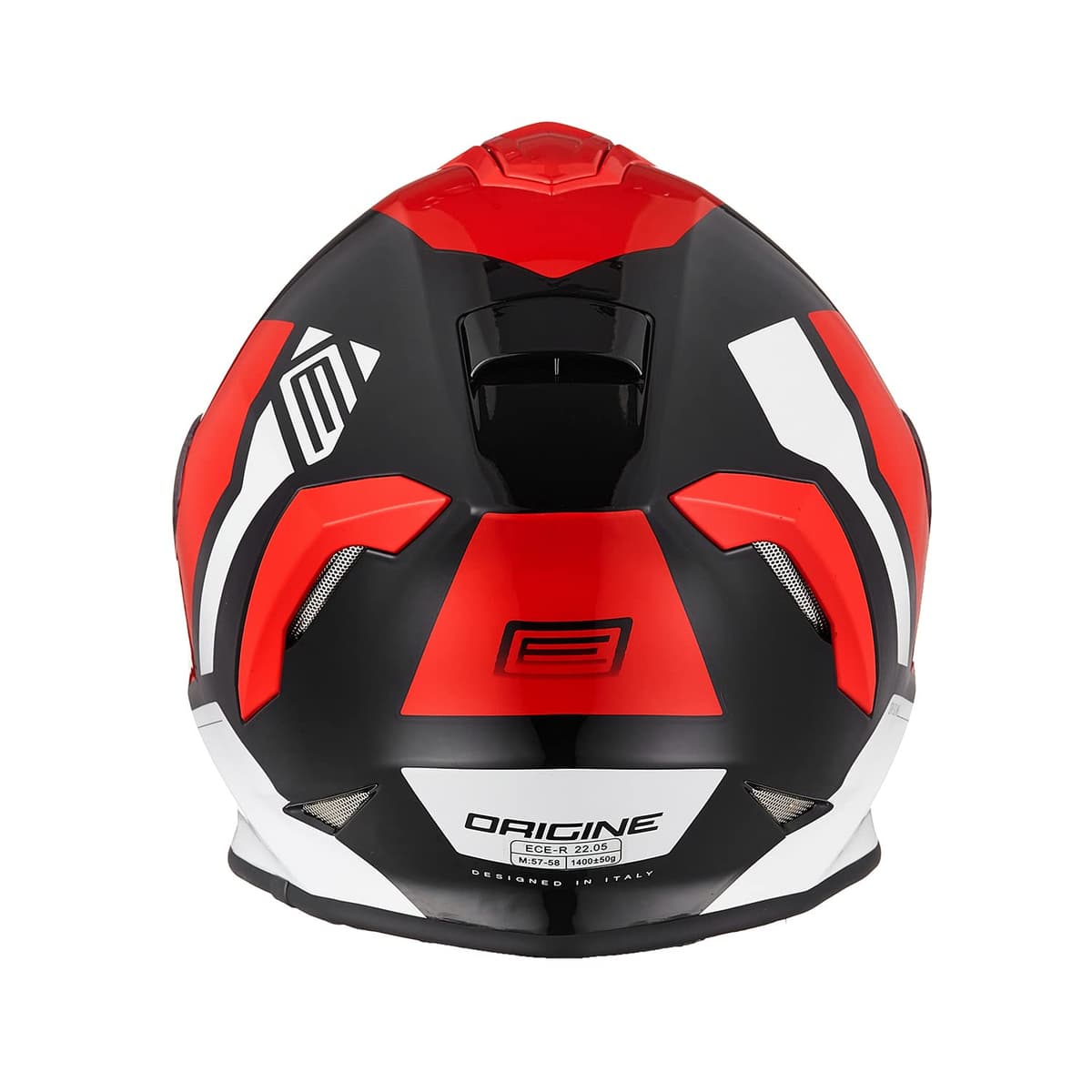 ORIGINE Casco Moto Integral con Visera para Adultos y Niños Homologado ECE (Bolt Gloss Red Black,L) — view 5