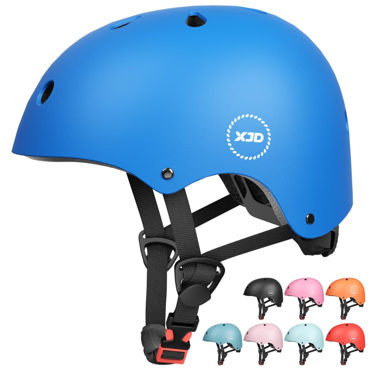 XJD Casco de Ciclismo para Niños Ajustable Casco Bicicleta Niño Casco Infantil Patinete Rollerskate de 3 a 14 Años Protecciones para Múltiples Deportes — view 10