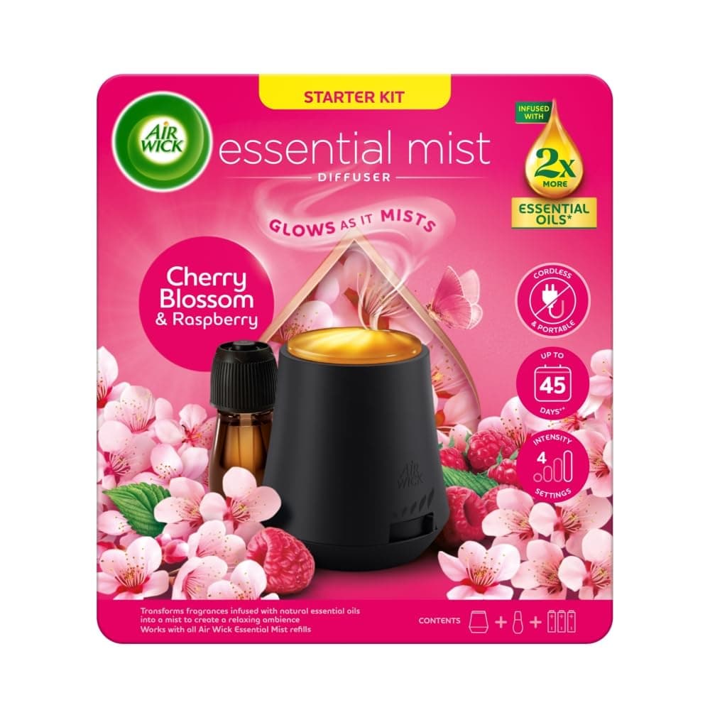 Air Wick Cherry Blossom & Raspberry Essential Mist Twin Refill 20ml, Lasting for up to 45 days per refill, Air Freshener — view 11
