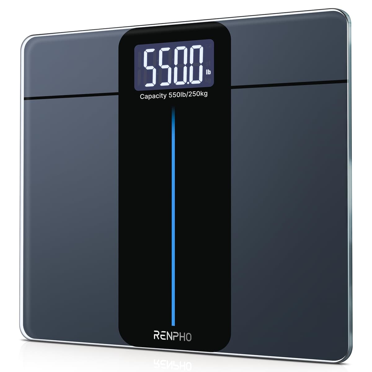 Báscula De Baño Digital RENPHO, Báscula De Peso Corporal De Alta Precisión Con Pantalla Iluminada, Graduación de 0,1 lb (50 g) precisión, Tecnología Step-On, 180kg/400lb, Negro, Core 1S — view 13