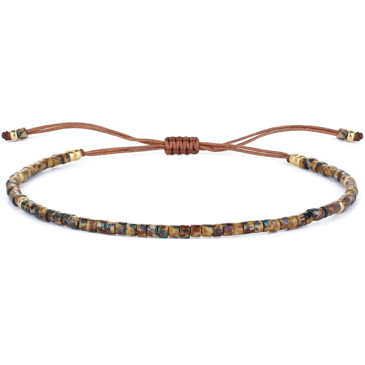KELITCH Pulseras Amistad con Cuentas Concha Cristal Color Bohemio Pulsera Hecha A Mano Brazaletes Joyería para Mujer — view 48