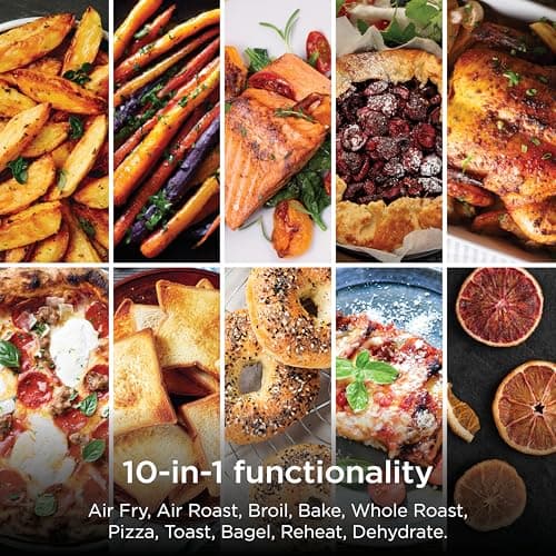 Ninja Prestige Smart XL with Pro Cook System 10 in 1 Digital Countertop Convection Toaster Oven, Air Fry, Air Roast, Broil and Bake, Thermometer, 1800 Watts, Stainless Steel, DT551 — view 6