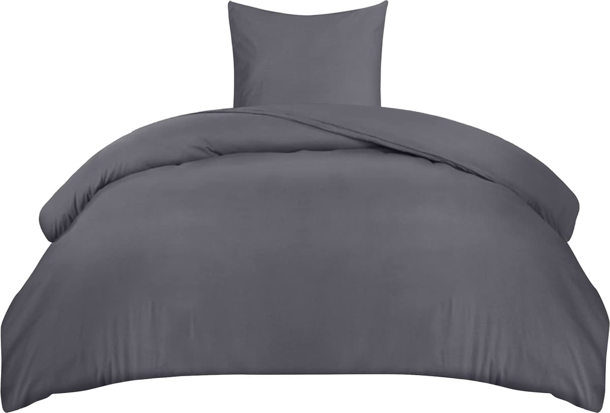 Utopia Bedding Duvet Cover Double - Soft Microfibre Polyester - Bedding Quilt Cover Set, with Pillow cases (Grey) — view 12