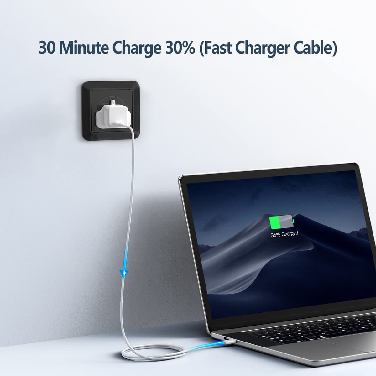 iPhone 17/16/15 Charger Cable 60W,2Pack 1+1.8M Apple USB C to USB C Fast Charging Cable for iPhone17/16/15/15 Plus/15 Pro/15 Pro Max, iPad Pro/Air/Mini,Mac white 2 — view 4