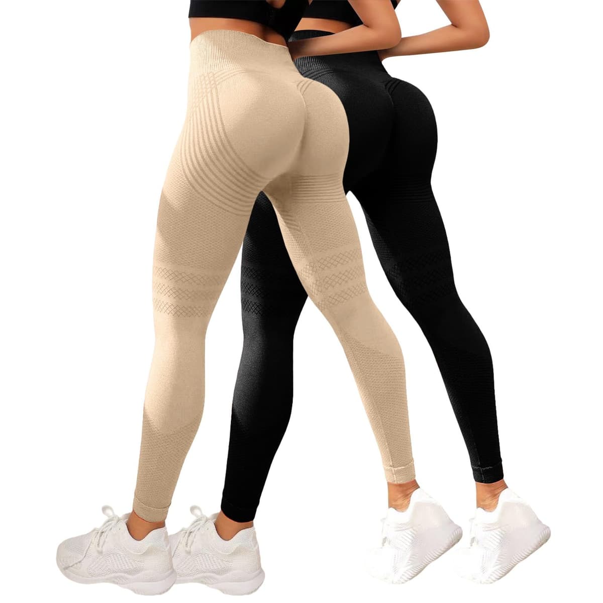 2 Pack Leggings 3D Anticelulítico Mujer, Leggins Anticelulitis Compresión, Leggins 3D Celulitis Push Up, Mallas Anticelulitis Mujer Lipedema Redefine Tu Silueta Sin Esfuerzo 1 — view 11