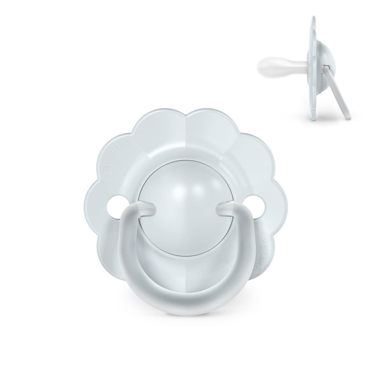 Suavinex, Chupete Bebés 0/6 Meses y Recién Nacidos, Tetina Fisiológica de Silicona SX Pro, Simétrica, Plana y Flexible, Respeta el Desarrollo Bucodental, Forma Redonda con Anilla, Wonder Azul Liso