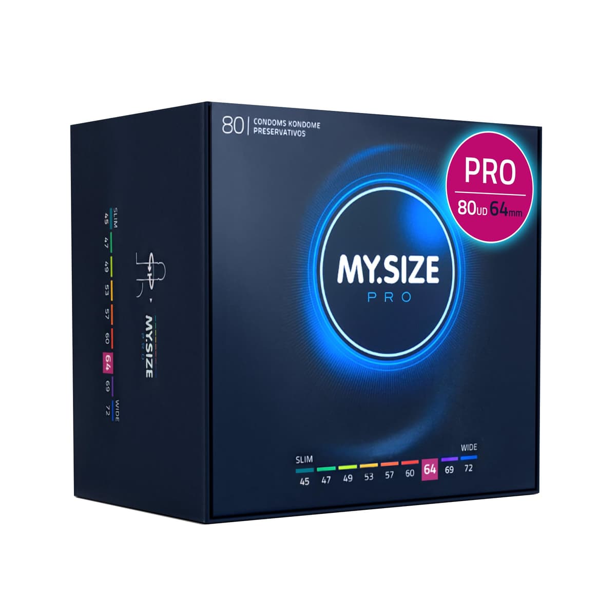 MY.SIZE PRO Condones ÉLITE, talla 5, 60 mm, XL, 10 piezas - Látex Vytex extra puro, fácil de abrir — view 53
