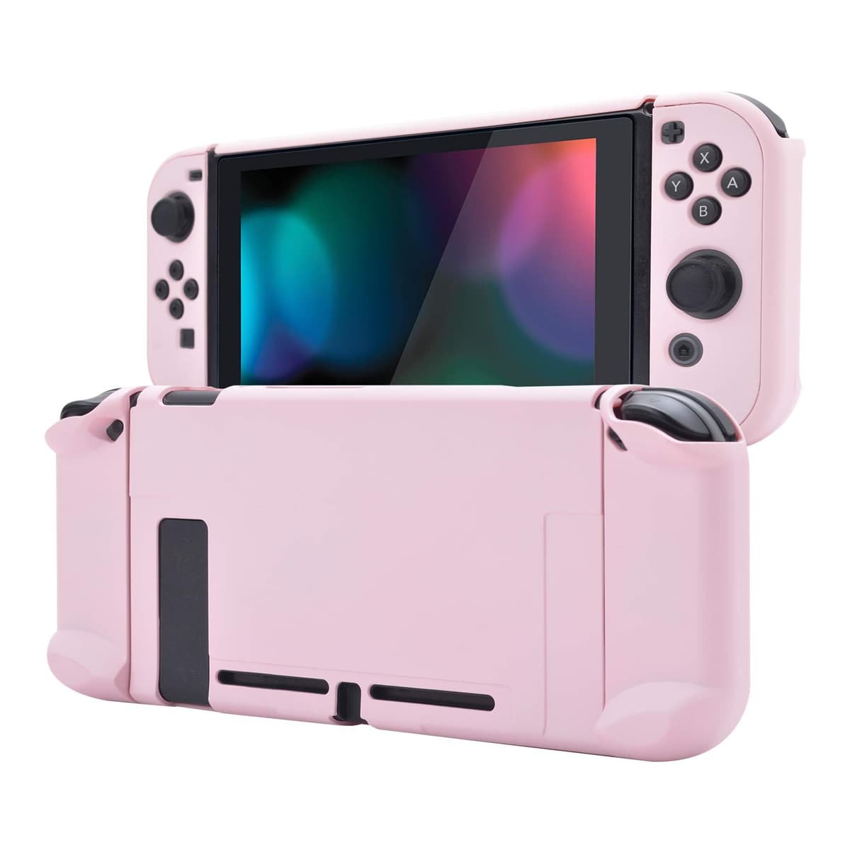 eXtremeRate PlayVital Funda para Nintendo Switch Carcasa Estuche Acoplable Protector Tacto Suave Case de Joycons Protectora Duradera Cover Cáscara para Control Switch Joycon Consola(Matcha Verde) — view 10