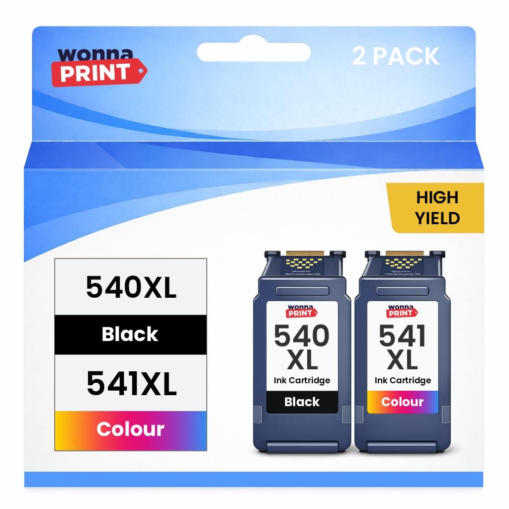 540XL 541XL Ink Cartridges Twin Pack replacement for Canon 540 PG-540XL Black and 541 CL-541XL Colour for Canon PIXMA MG3250 MG3600 MG3650 MG3650S MG4250 MX475 TS5151 TS5150