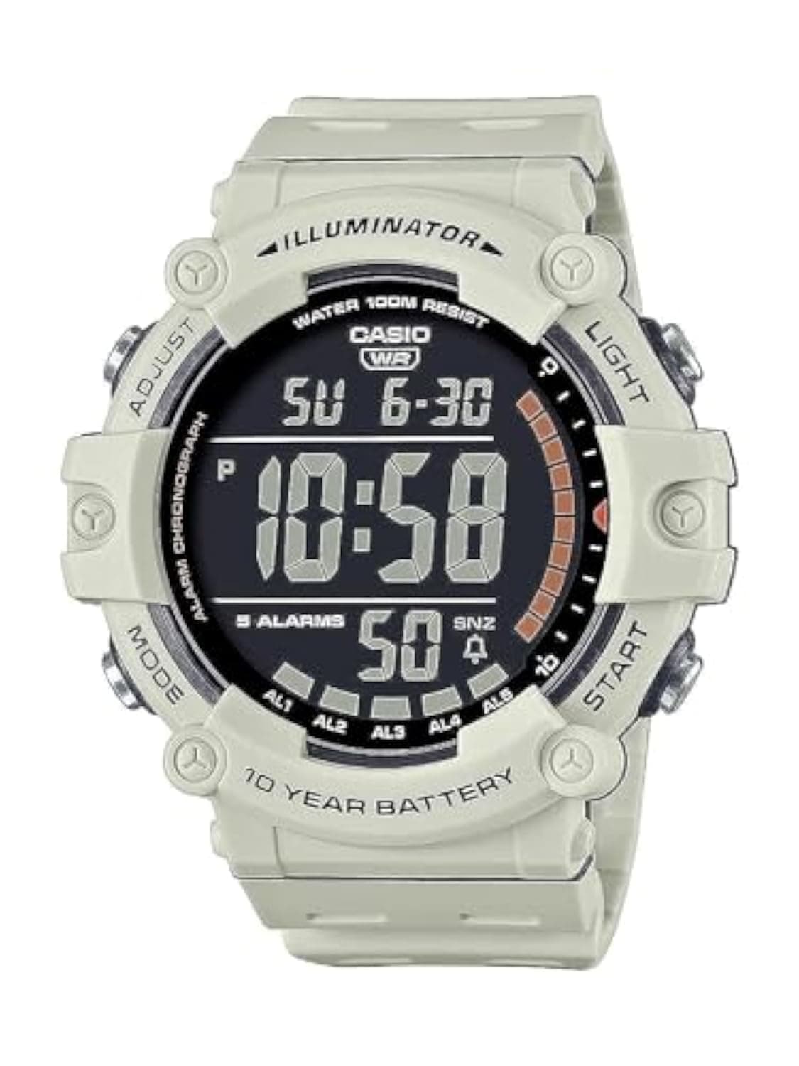 Casio - Mens Digital Sport Watch (AE1500WH-1AV) — view 5