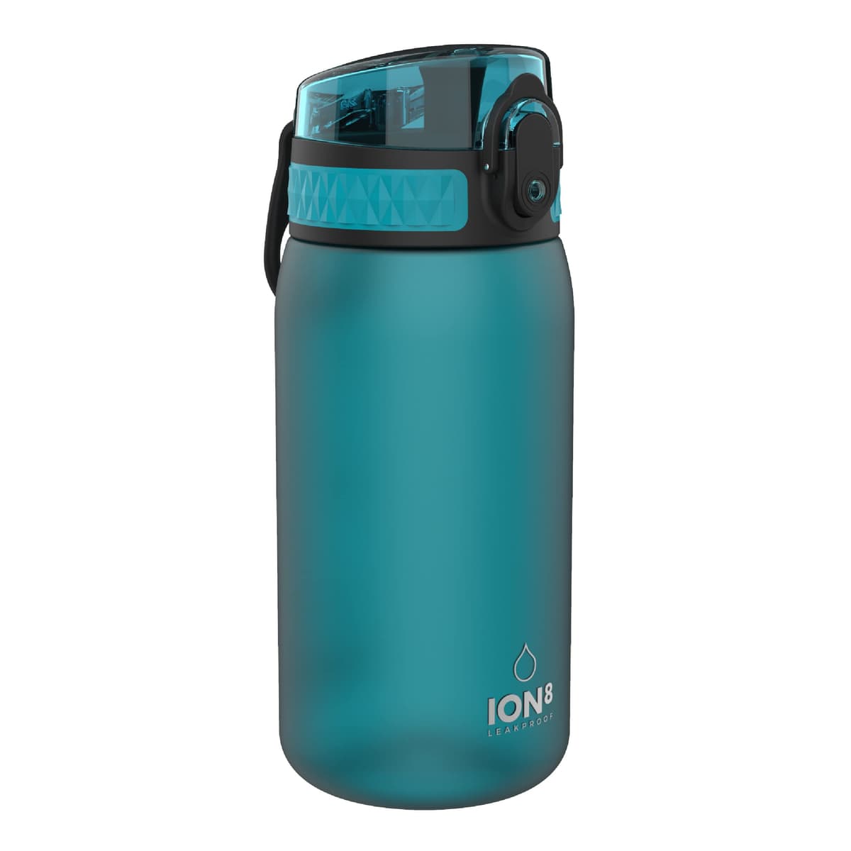 ION8 Botella de Agua para Niños, 350ml, a Prueba de Fugas, Fácil de Abrir, Cerradura Segura, Apta para Lavavajillas, Sin BPA, Asa de Transporte, Fácil de Limpiar, Neutro en Carbono