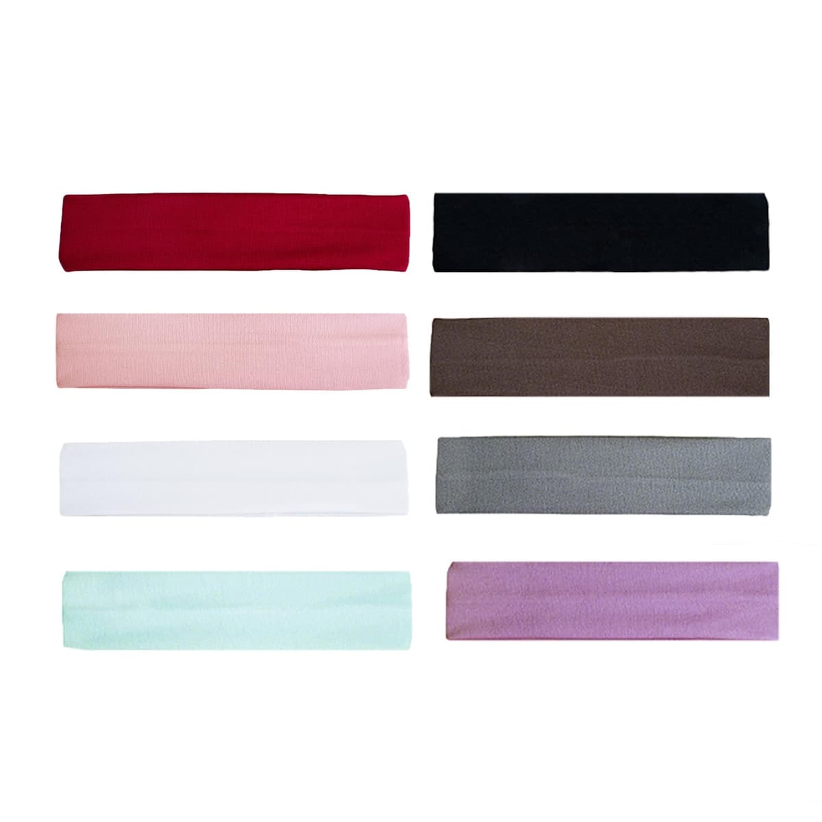 8 Piezas Cinta Pelo Mujer, Diadema Niña, Banda Elástica De Absorción De Sudor, Adecuado para Yoga, Carrera, Fitness, Decoración Diaria