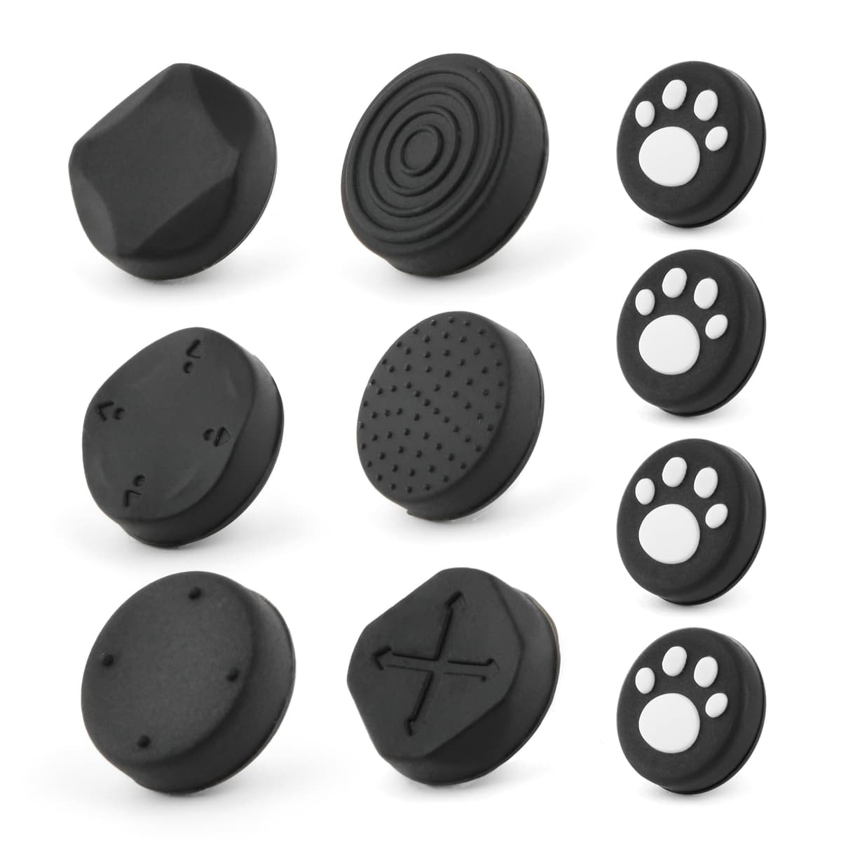 RongZy 6Piezas Joystick Kit de Reparación para PS Vita PSV 2000 2001 Thumbstick Reemplazo de Analógico Joystick Accesorios con Thumb Grips Herramientas Reparación