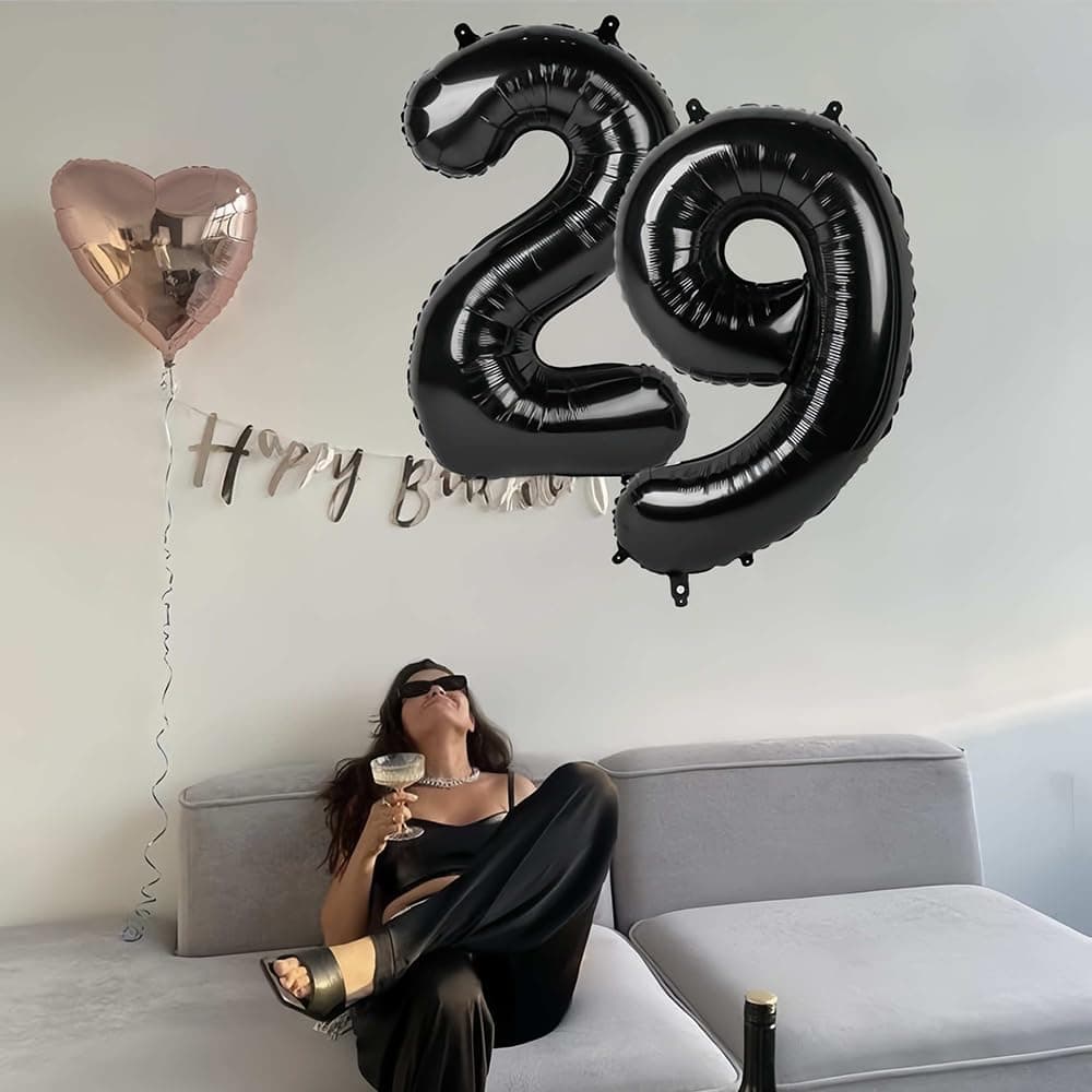 Foil Globo Número 5 Azul 40" (101cm), Inflable Helio o aire, Gigante Numeros 0-9, 10-19, 20-29, 30-100, Grande Globos Decoración para La Boda Aniversario y Cumpleaños Fiestas — view 335