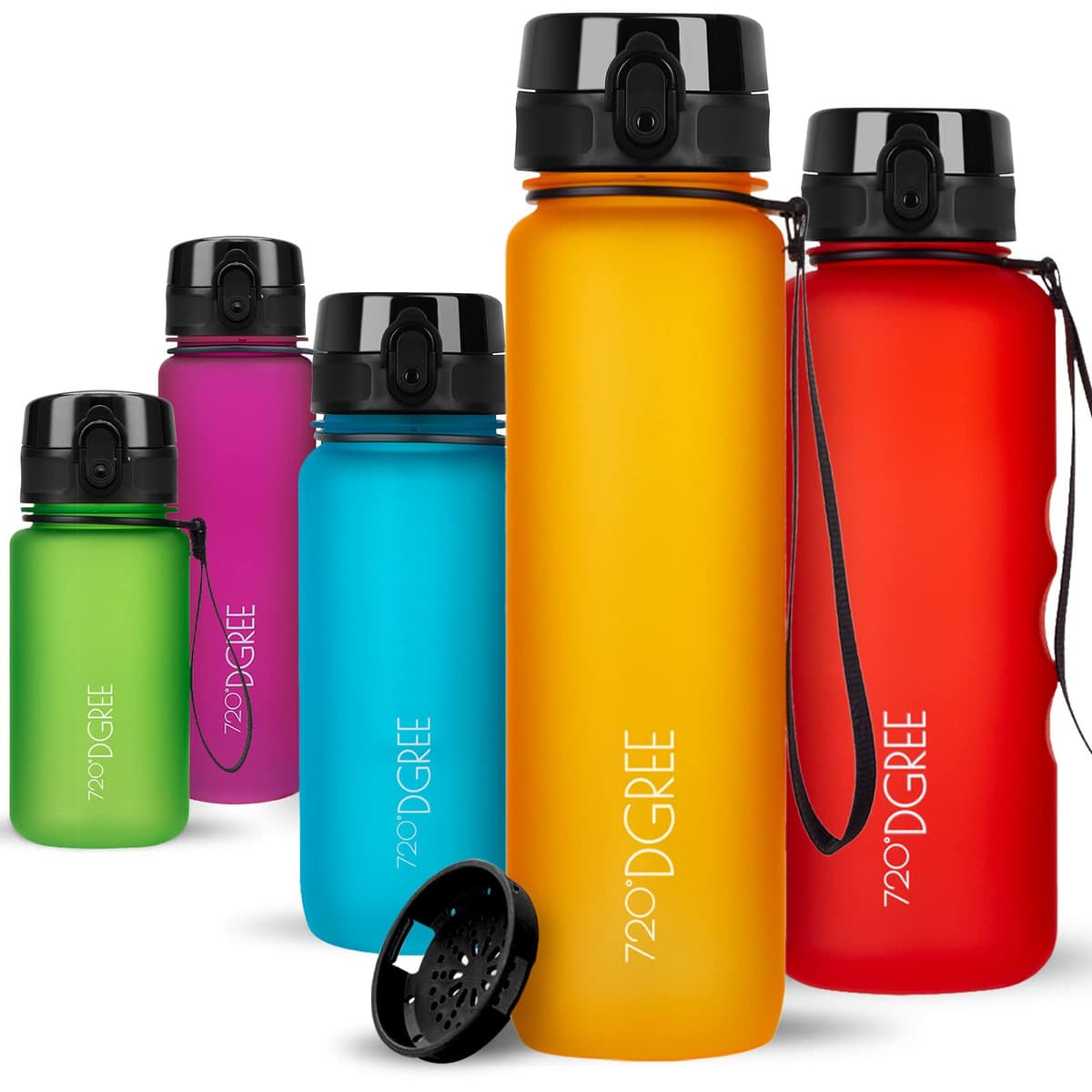 720°DGREE Botella de agua uberBottle – 1,5 litros, 1500ml | Novedosa botella deportiva | Sin BPA | Ideal para niños, fitness, deportes, fútbol, guardería, escuela, pequeños, antigoteo — view 239