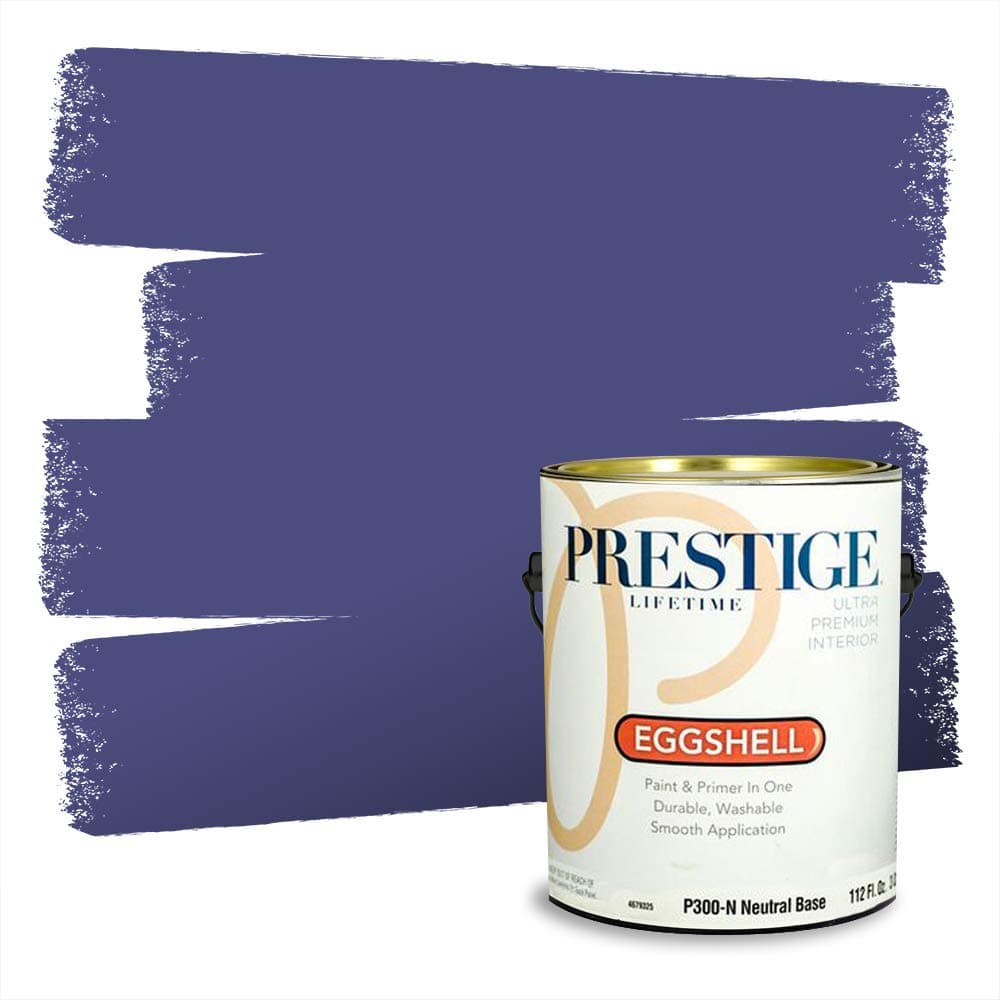 PRESTIGE Paints Interior Paint and Primer In One, 1-Gallon, Semi-Gloss, Comparable Match of Valspar* Dewdrop* — view 836