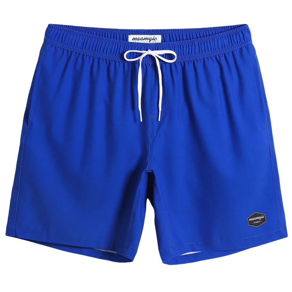MaaMgic 7" Bañador Elastico Hombre de Natación Estiramiento de 4 vías Secado Rápido Interior de Malla Traje de Baño Deportivos 4-Way Stretch — view 23