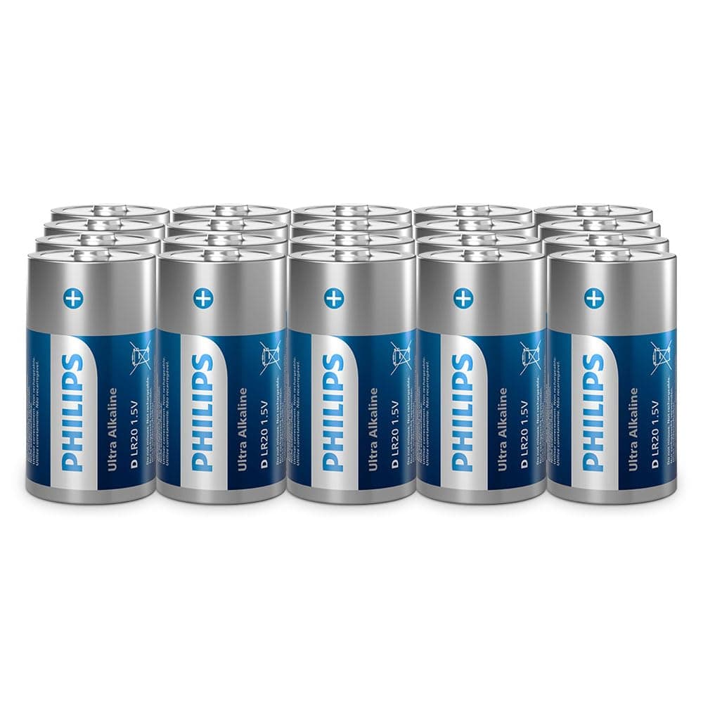 Philips Ultra 9V Alkaline Batteries, 6LR61 - Essential for Smoke Detectors and Radios, Pack of 20 — view 13