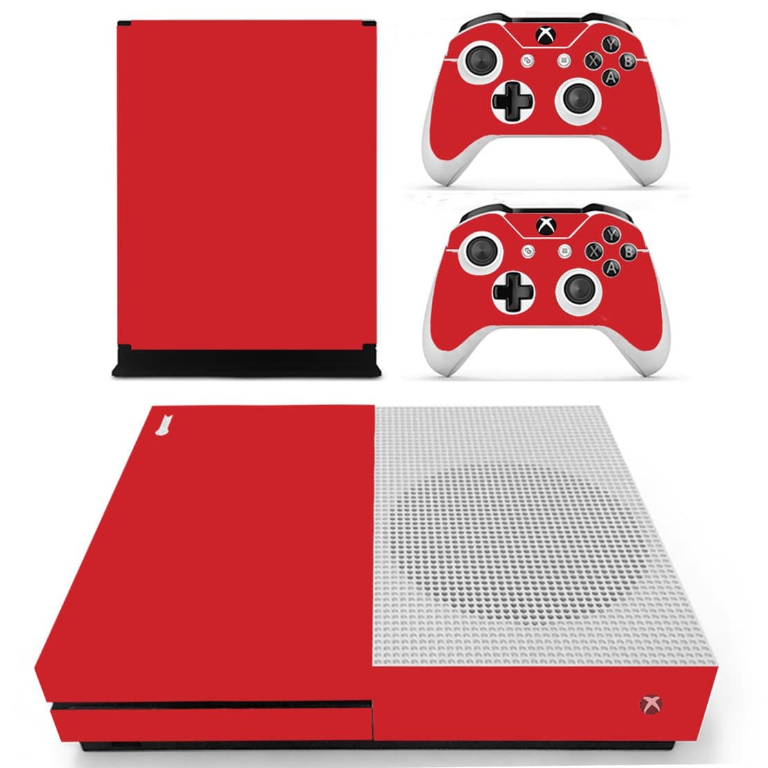DOTBUY Vinyl Decal Full Body Skin Sticker For Microsoft Xbox One S Console And 2 Controllers And Kinect 2.0 (All White) — view 11
