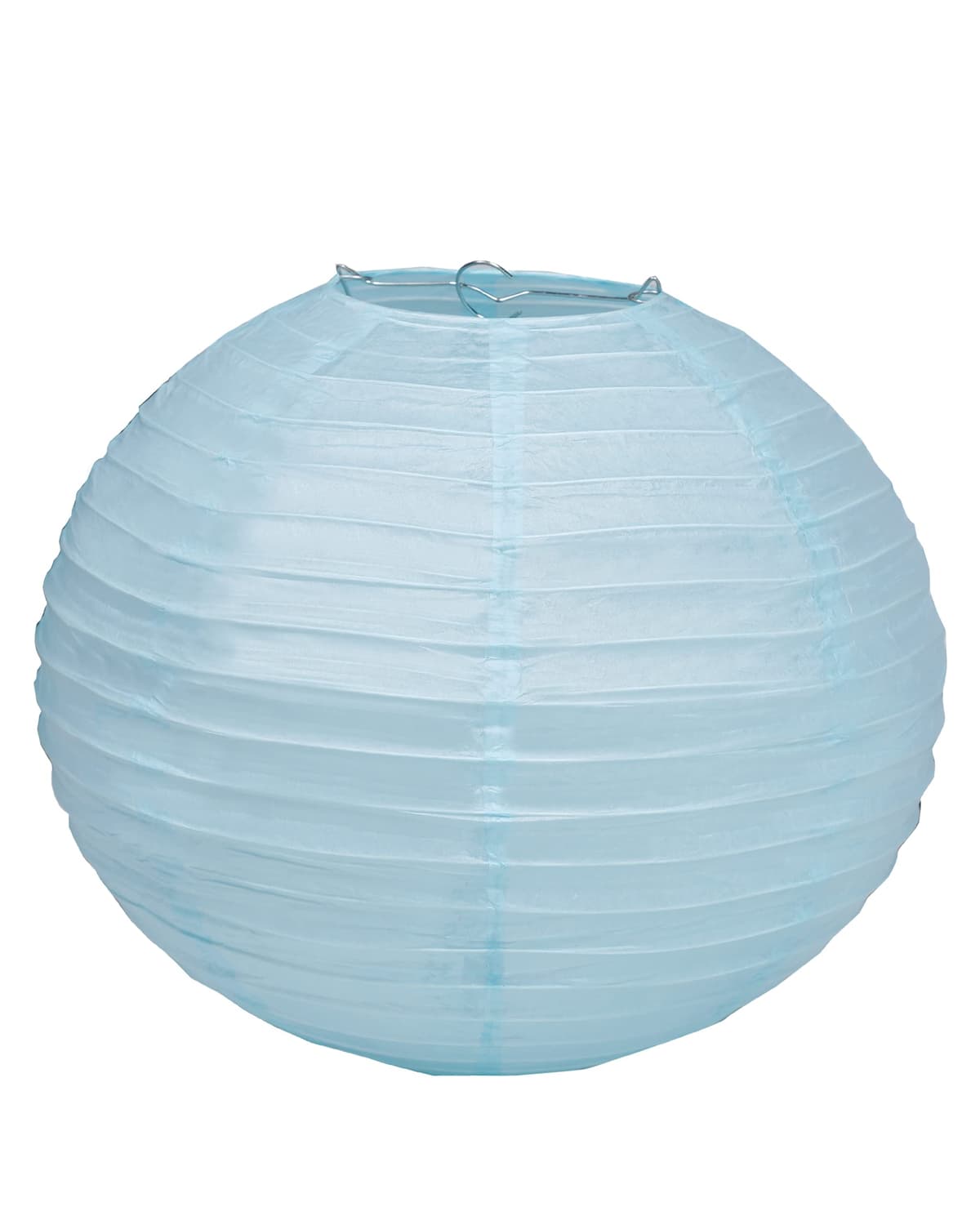 Pack of 3 Paper Lantern Lampshade Party Birthday Baby Shower Wedding Celebration Decoration 4"(10cm) -16"(40cm) (Light Blue, 4" (10cm)) — view 2