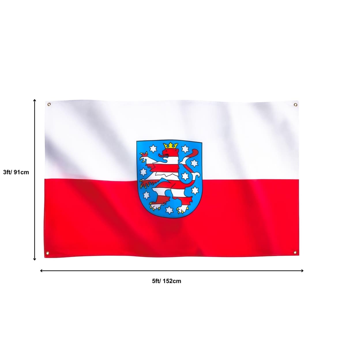 Runesol Lest We Forget, Premium Remembrance Poppy Day Flag - 3ft x 5ft, 4 Grommets, Indoors/Outdoors — view 473