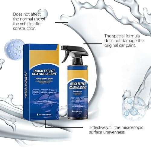 Quick Effect Coating Agent for Car, 2026 New Car Coating Spray, All-in-One Waterless Wash & Scratch Repair, Persistent Type Fast Coatin Protection (2PCS) — view 2