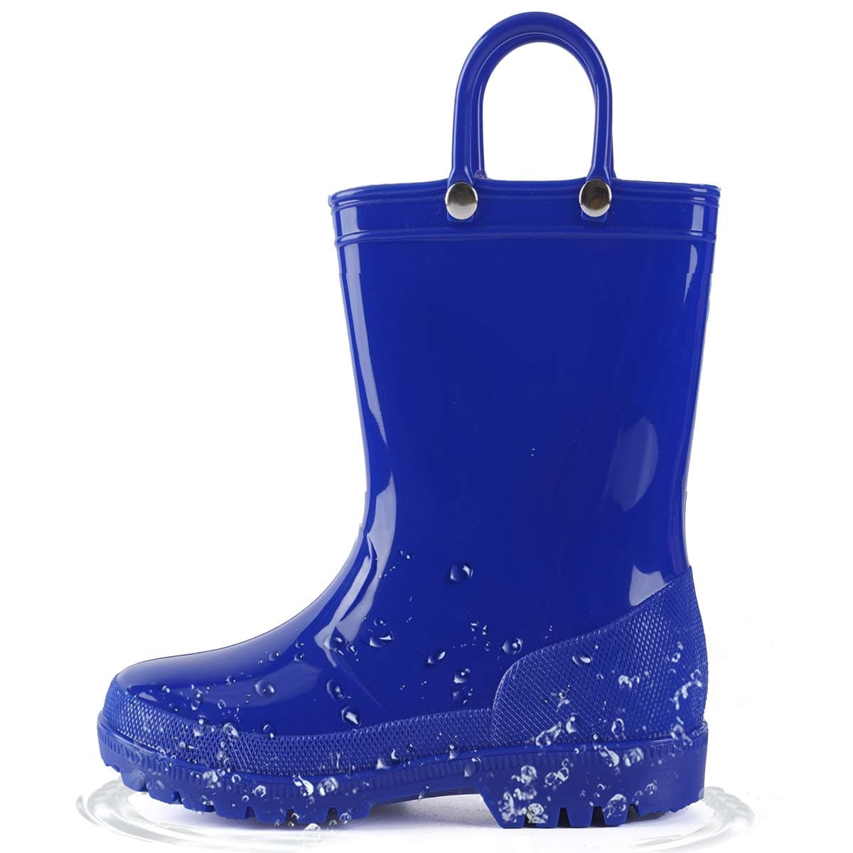 Hugrain Kids Adorable Light Up Wellies with Easy On Handles — view 11