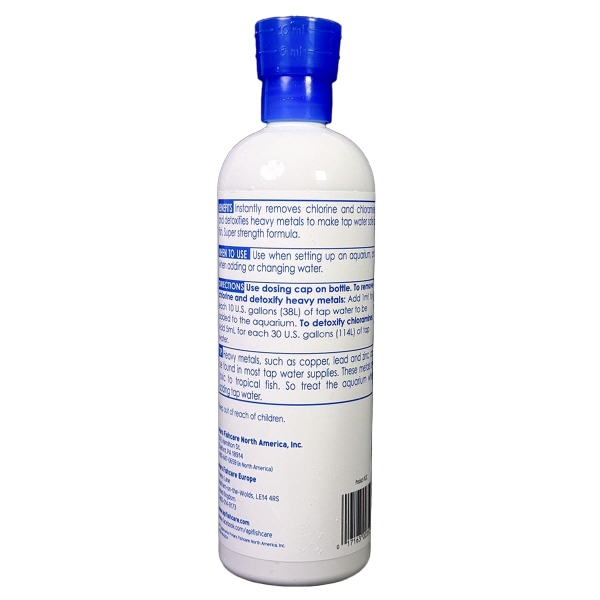 API TAP WATER CONDITIONER Aquarium Water Conditioner Bottle,White, 473 ml — view 2