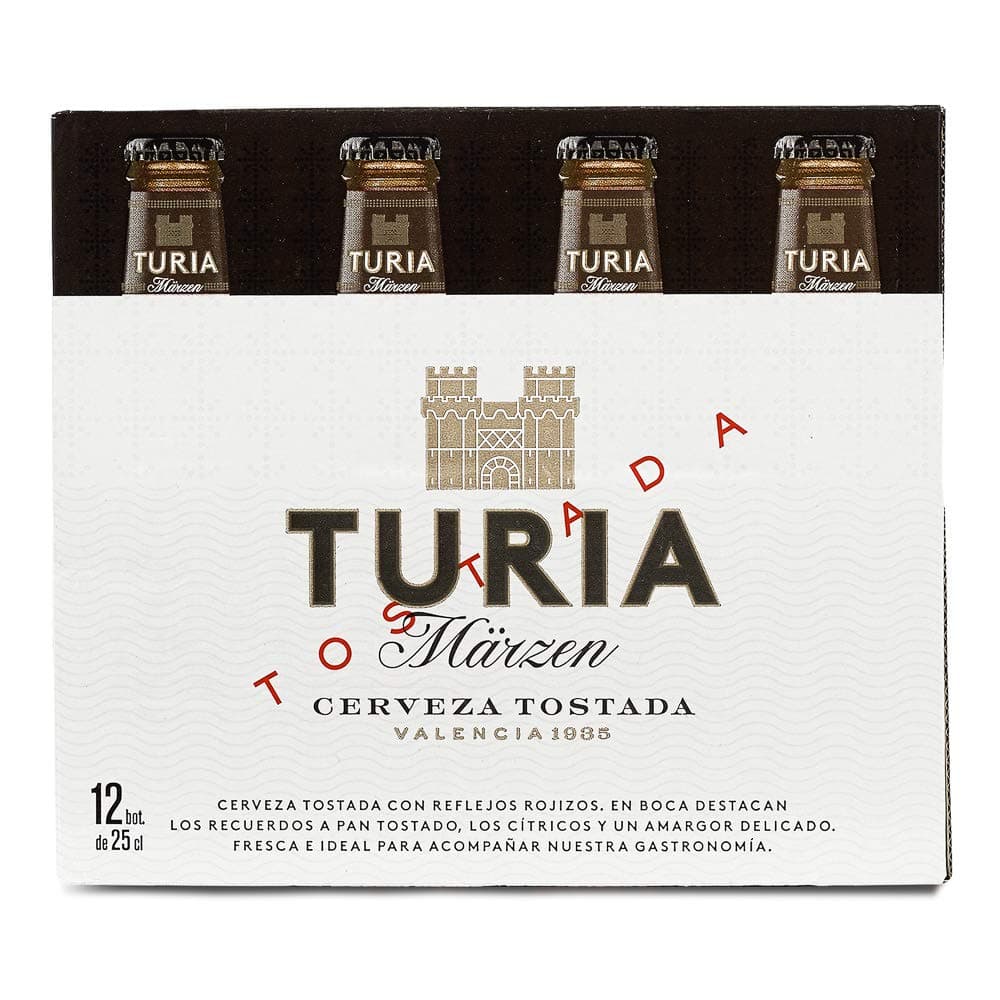 Turia Marzen Cerveza Tostada - Caja de 12 Botellas 25cl — view 4