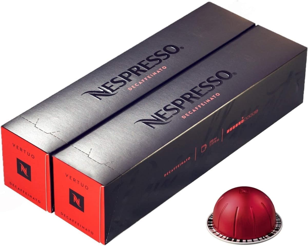 Nespresso Vertuo Double Espresso Selection Long Expiry Coffee Pods Capsules Chiaro Scuro 20 Pods 2 Sleeves — view 9