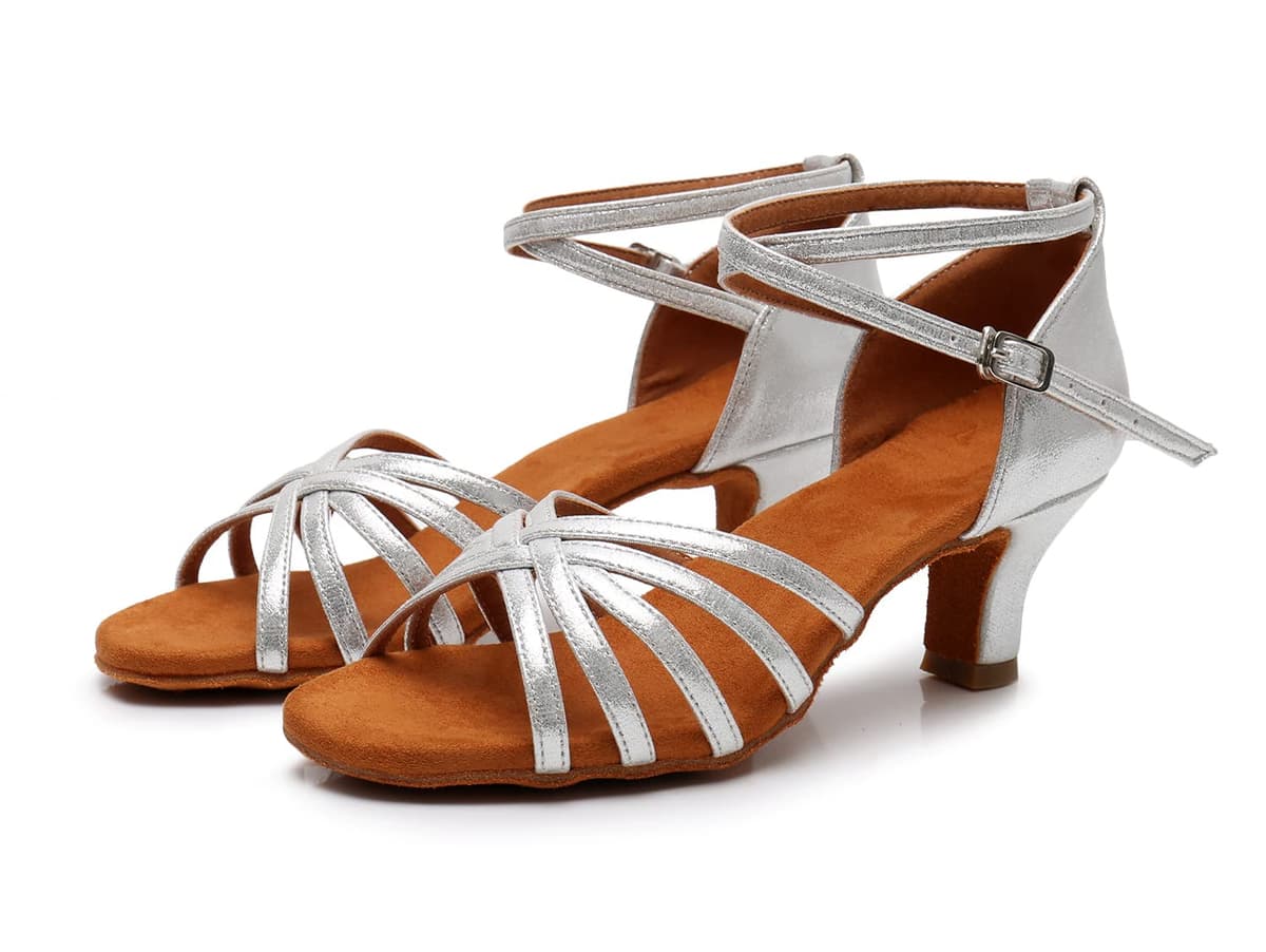 Rosefinch Zapatos de Danza Latina para Mujer Negro Profesional Zapatos de Baile de salón de Fiesta de Salsa de Baile práctica de Rendimiento Zapatos tamaño — view 20