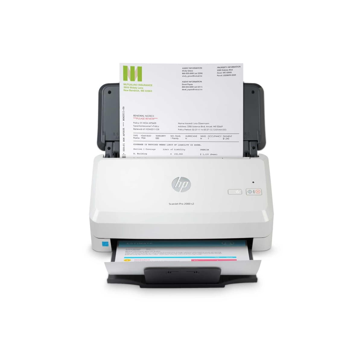 HP ScanJet Pro 3000 s4 - Escáner de Documentos con Alimentador de Hojas, Escaneo Doble Cara Automático, 40 ppm/80 ipm, AAD 50 Hojas,USB 3.0, Compacto, Ciclo Diario 4000 Páginas — view 12