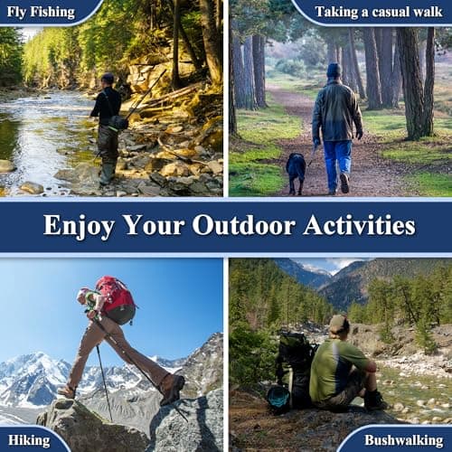 TheFitLife Nordic Walking Trekking Poles - 2 Packs with Antishock and Quick Lock System, Telescopic, Collapsible, Ultralight for Hiking, Camping, Mountaining, Backpacking, Walking, Trekking (Black) — view 6