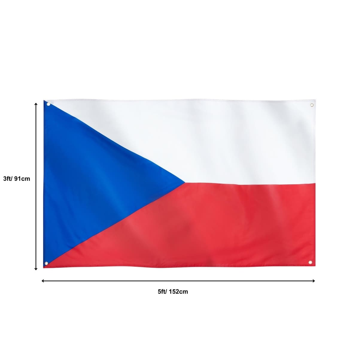 Runesol Cornwall Flag - 91x152cm, 3ft x 5ft, Cornish Flag, 4 Grommets, Eyelet in Every Corner, Premium Quality, Inside & Outside Use, Vivid Colours — view 622