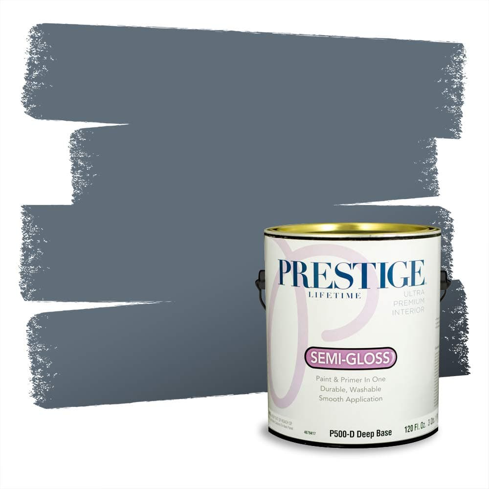 PRESTIGE Paints Interior Paint and Primer In One, 1-Gallon, Semi-Gloss, Comparable Match of Valspar* Dewdrop* — view 840