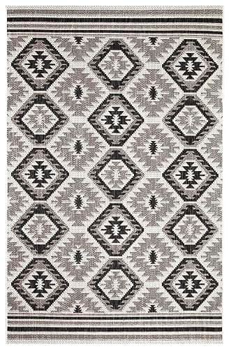 Keen Home Design Outdoor Rug - 8x10 Washable Indoor/Outdoor Rug for Patio, Balcony, Kitchen, Garden, Beach, Deck and Porch. Size: 7'9" x 10'2" — view 2