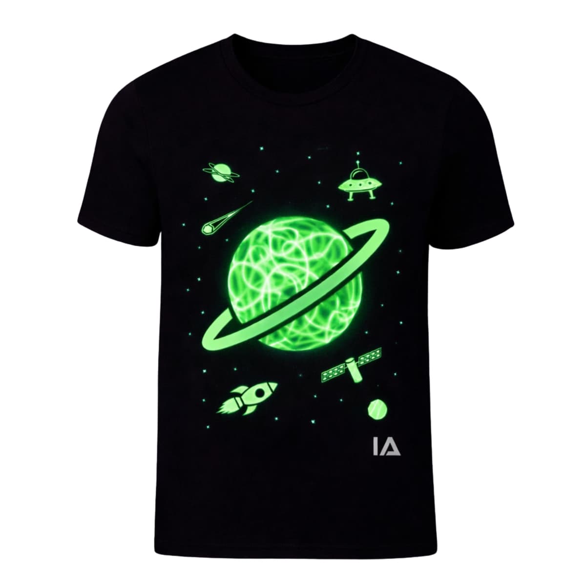 Illuminated Apparel Camiseta con diseño Interactivo con luz Que Brilla en la Oscuridad — view 15