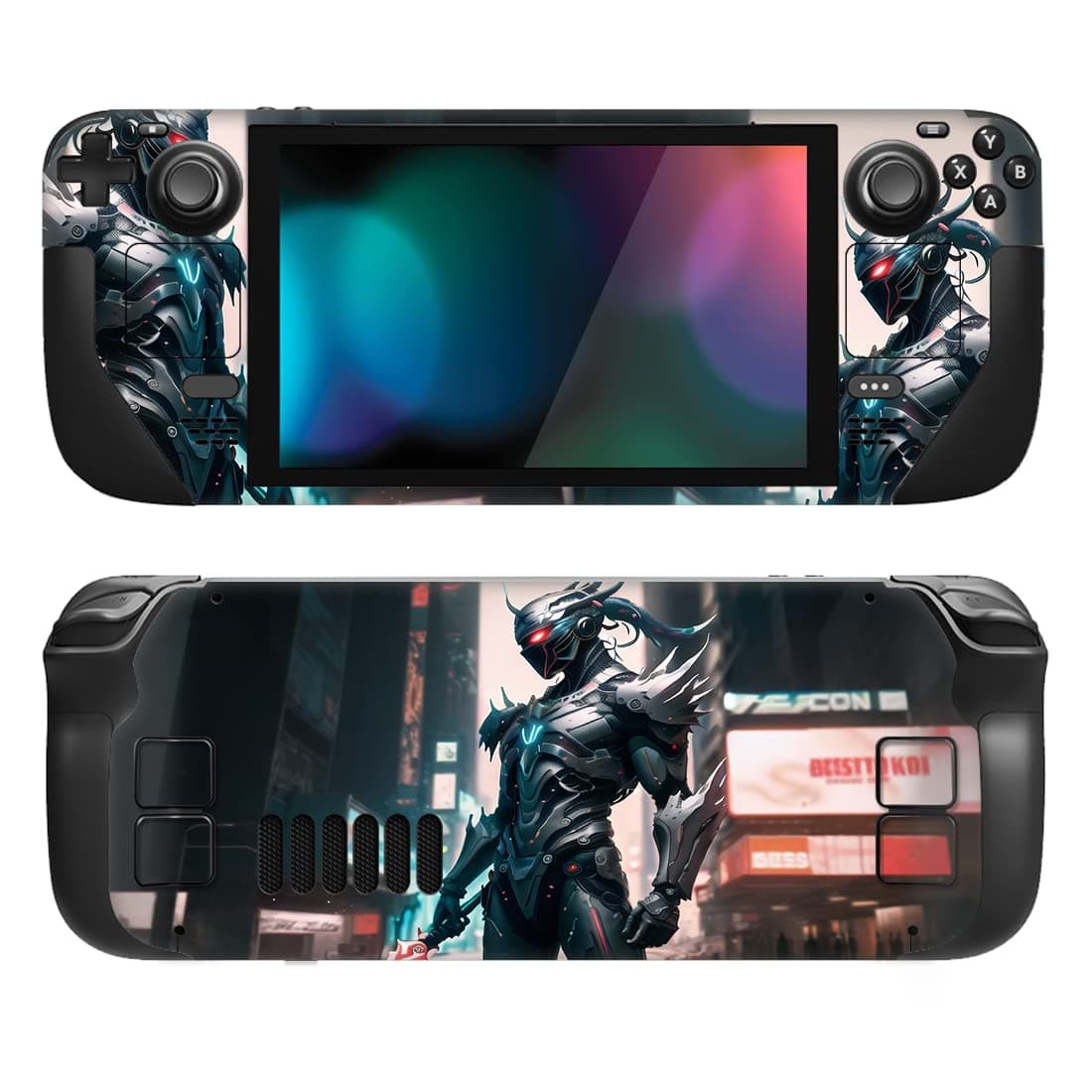 playvital Full Set Protective Skin Decal for Steam Deck LCD, Custom Stickers Vinyl Cover for Steam Deck OLED - Classics SNES Style — view 44