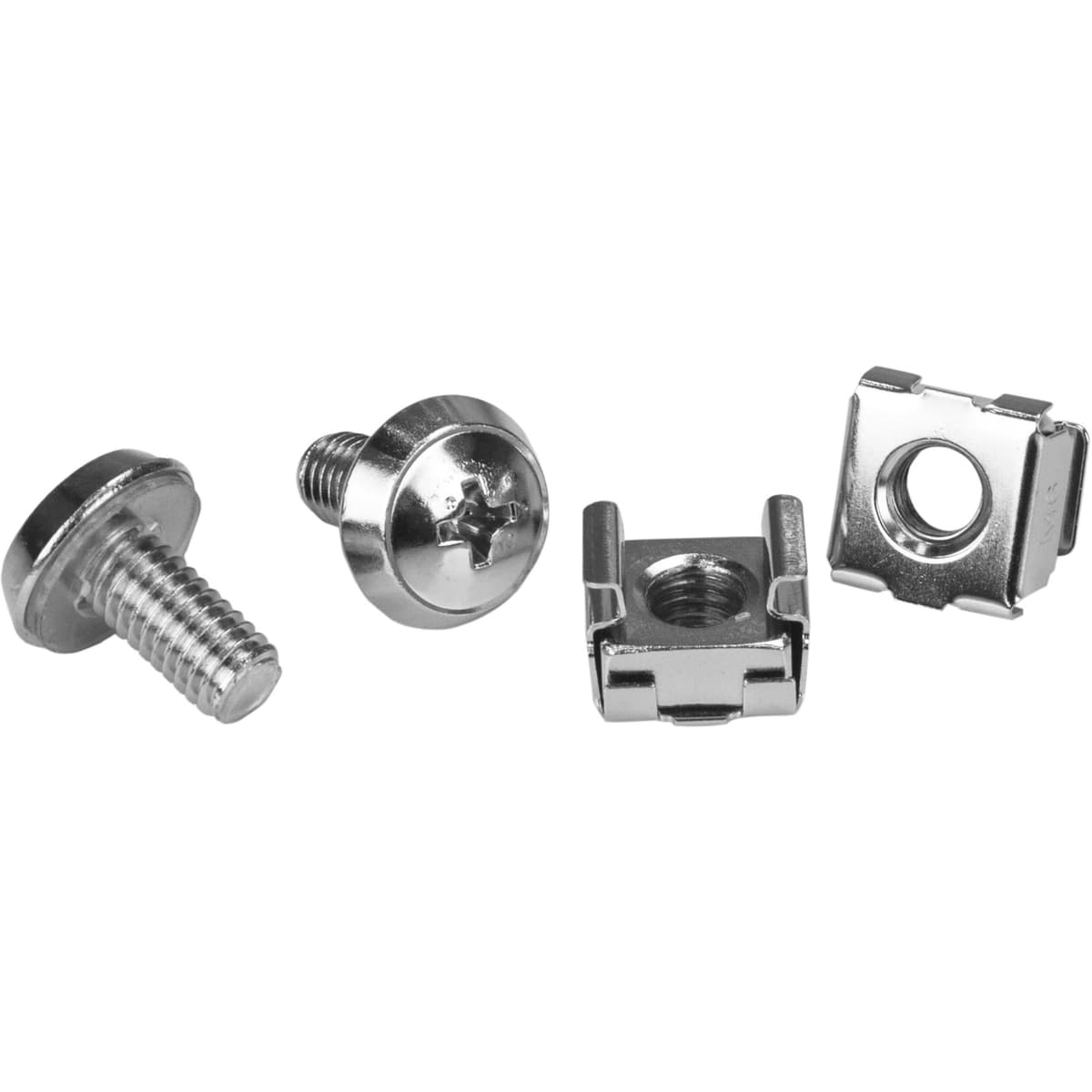 StarTech.com M5 Cage Nuts and Screw - 12 mm Rack Screws and Cage Nuts - 50 Pack - Black - Replacement Serve Rack Screws (CABSCREWM5B) — view 17