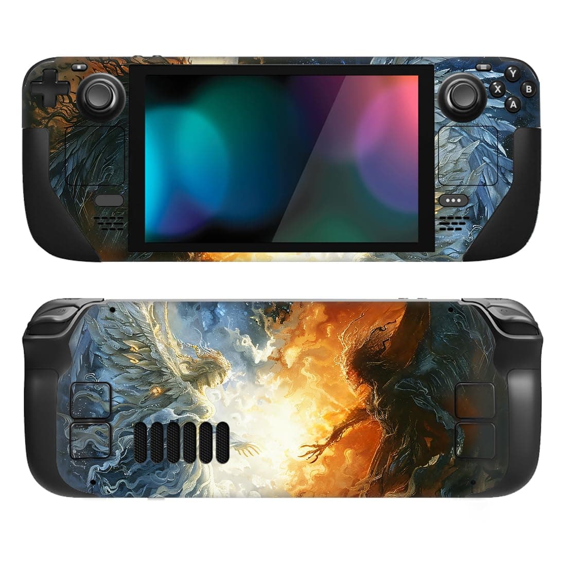 playvital Full Set Protective Skin Decal for Steam Deck LCD, Custom Stickers Vinyl Cover for Steam Deck OLED - Classics SNES Style — view 37