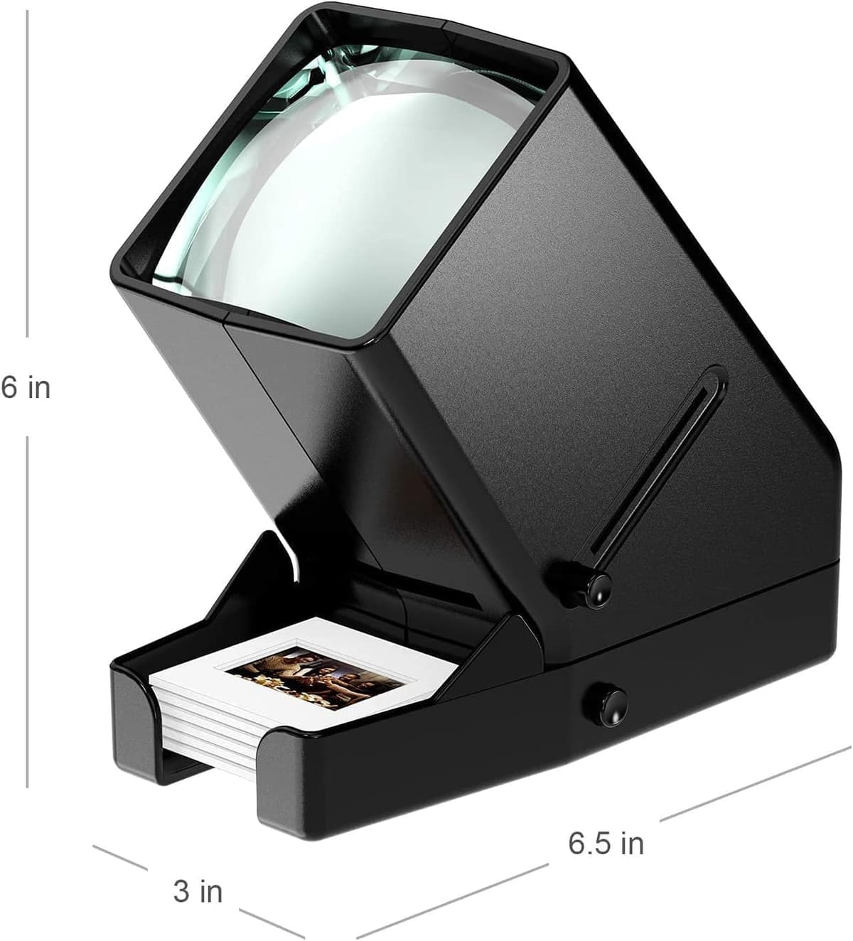 DIGITNOW! Visor de Diapositivas y película de 35 mm, Aumento de 3X LED LED Iluminado Visualización, operación con alimentación USB/batería para 35 mm Negativos deslizantes — view 6