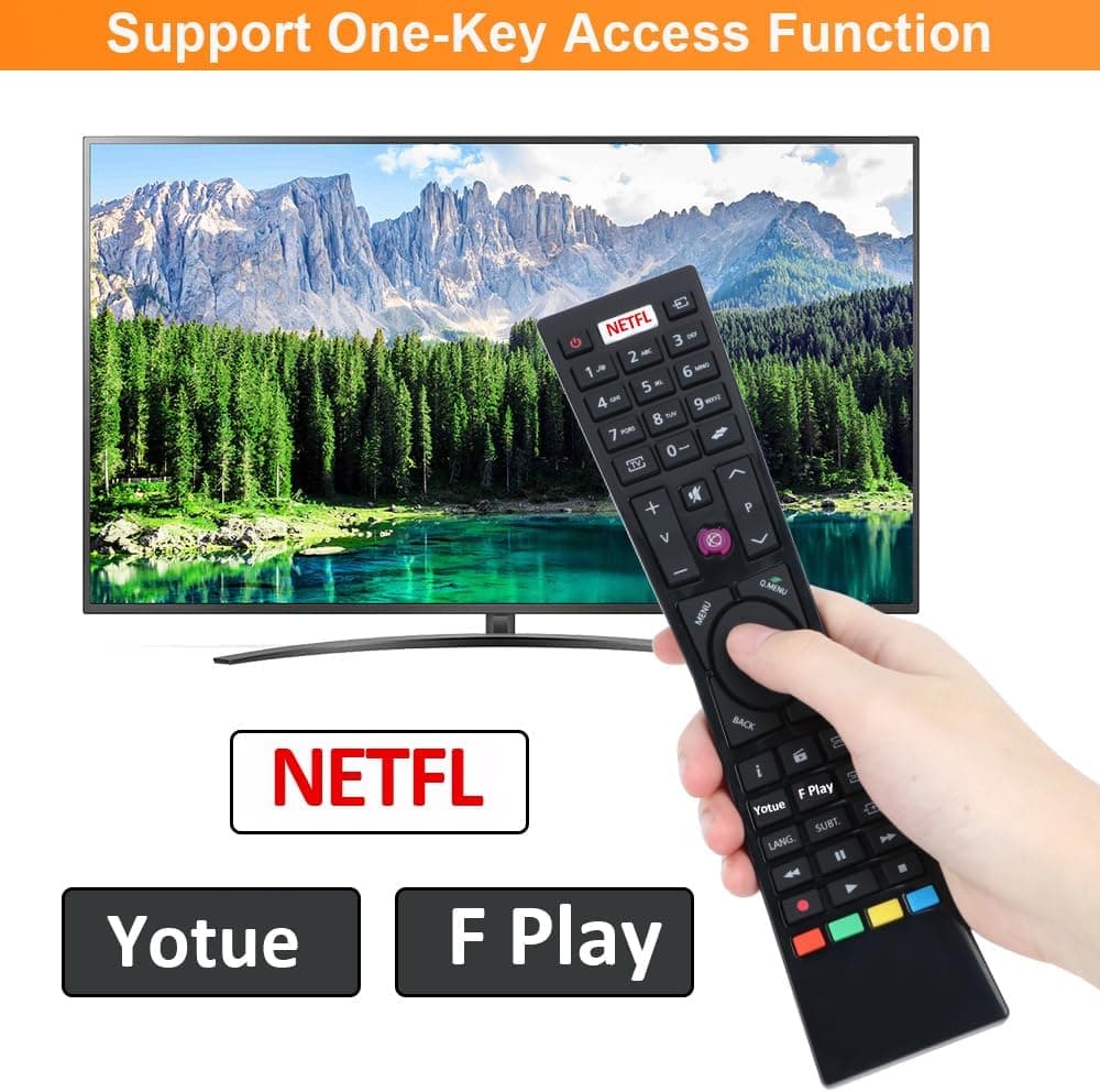 Gvirtue RM-C3231 Remote Control Compatible with JVC Smart 4K LED TV 23342620 LT24C656 LT-24C656 LT24C661 LT-24C661 LT32C660 L — view 2