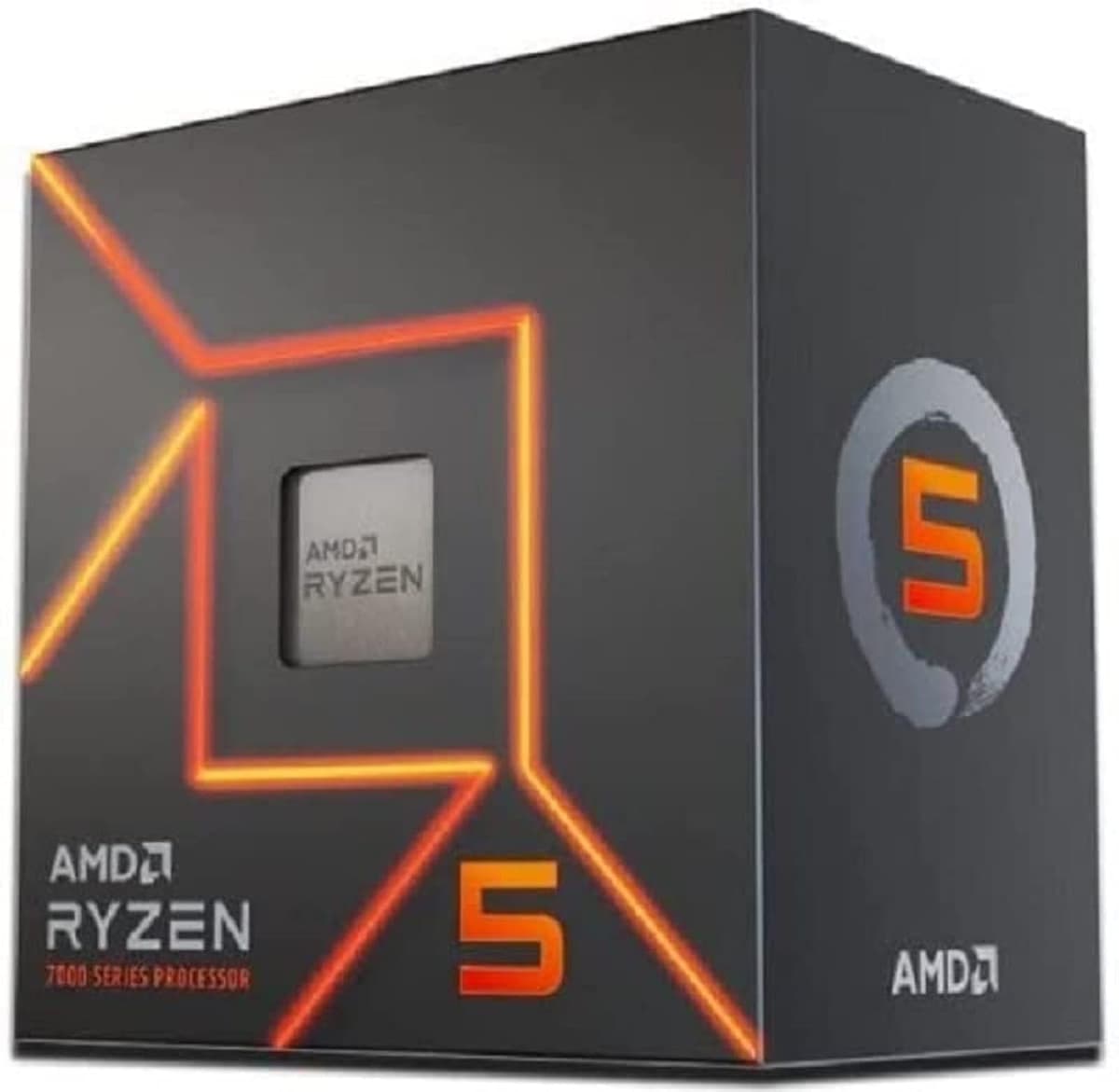 AMD Ryzensets 7 7800X3D Processor with 3D V Cache technology (integrated Radeon Graphics, 8 cores/16 threads, 120W TDP, AM5 Socket, 104MB cache, up to 5.0 GHz max boost, no cooler) — view 12