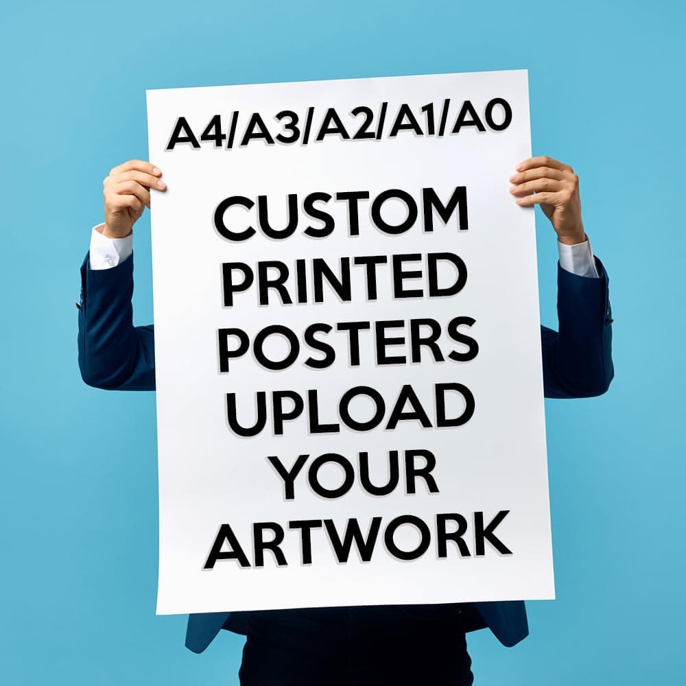 SwiftprintUK Custom Poster Print - Personalised Poster for Business Ads - Make Your Own Poster for Home & Office Decor - A0 A1 A2 A3 A4 Sizes - Premium 200gsm Photo Artwork Printing (A0-841x1189mm) — view 2