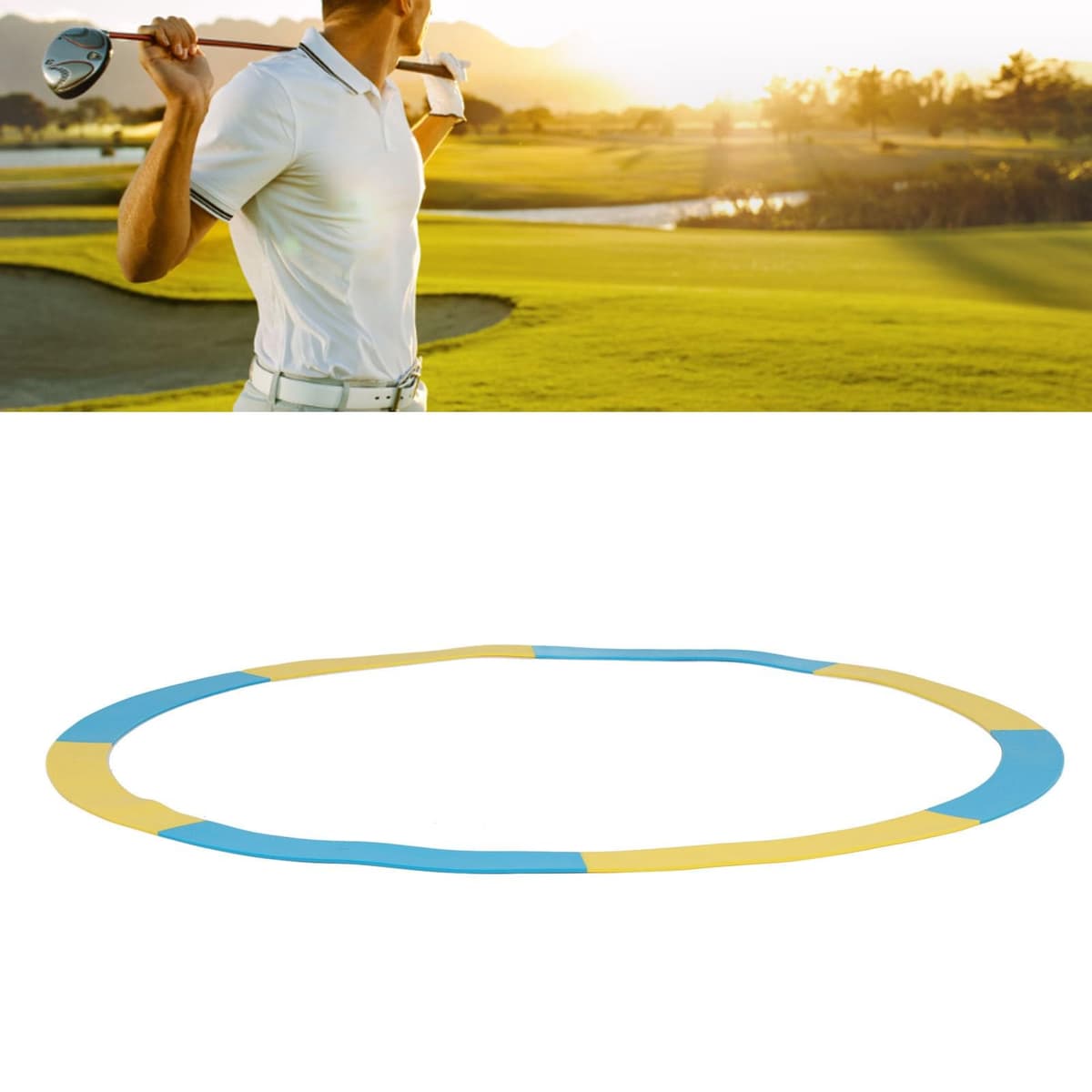 Akozon Anillos de Objetivo para Práctica de Golf: Objetivos de Silicona Vibrantes para Entrenamiento de Chipping y Putt con Precisión de Juego Mejorada — view 3