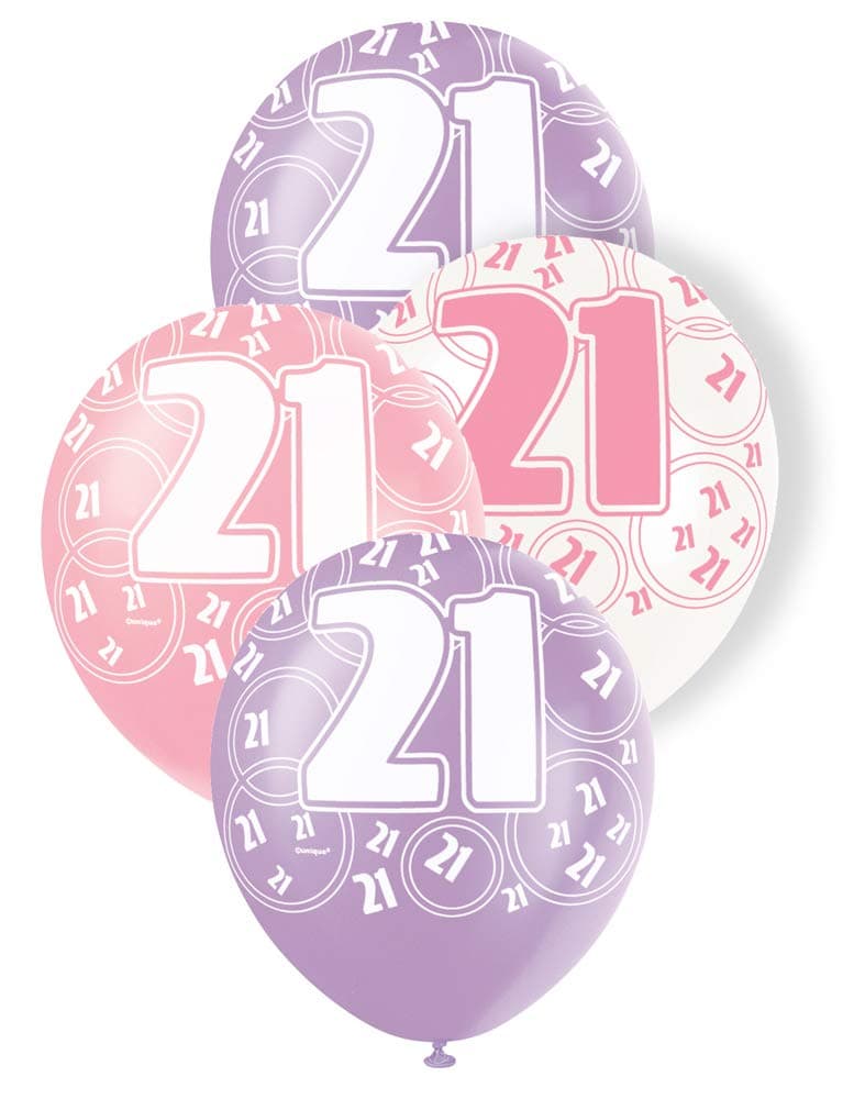 Unique Party 92068 - 9ft Foil Glitz Pink Happy 80th Birthday Banner — view 162