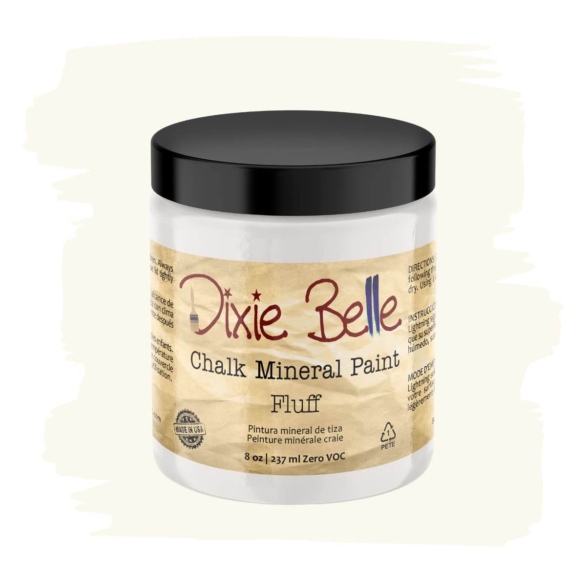 Dixie Belle Paint Company Chalk Finish Furniture Paint - Caviar (32oz) - Matte Black Chic Chalk Mineral DIY Furniture Paint — view 142