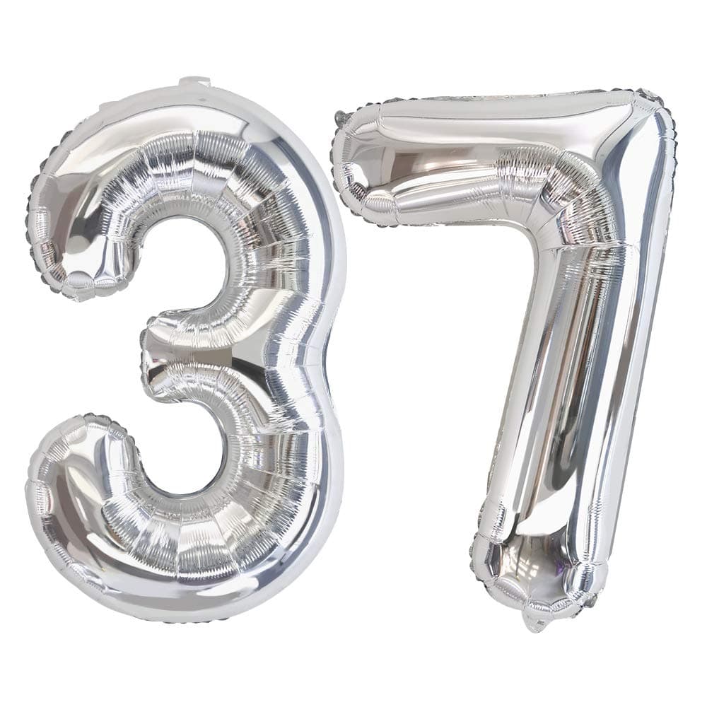 Foil Globo Número 5 Azul 40" (101cm), Inflable Helio o aire, Gigante Numeros 0-9, 10-19, 20-29, 30-100, Grande Globos Decoración para La Boda Aniversario y Cumpleaños Fiestas — view 669
