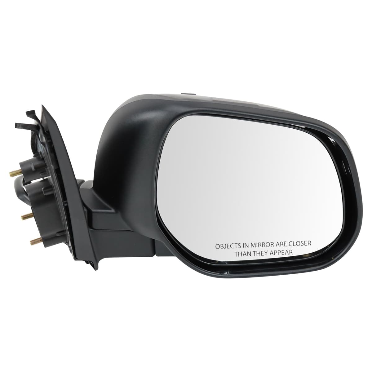 TRQ Passenger Side Mirror Assembly Power Heated Textured Paint to Match Compatible with 2010-2024 Mitsubishi Outlander 2011-2024 Outlander Sport